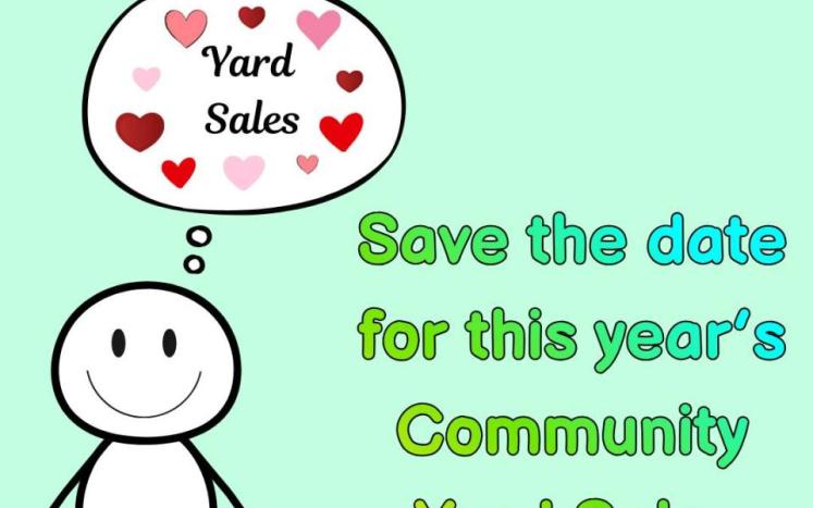 2026 Yard Sale Dates - July 30th - Aug 2nd